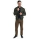 thumbnail image 3 of Sweater Full Cierre Verde musgo verde oscuro 5XL, 3 of 4
