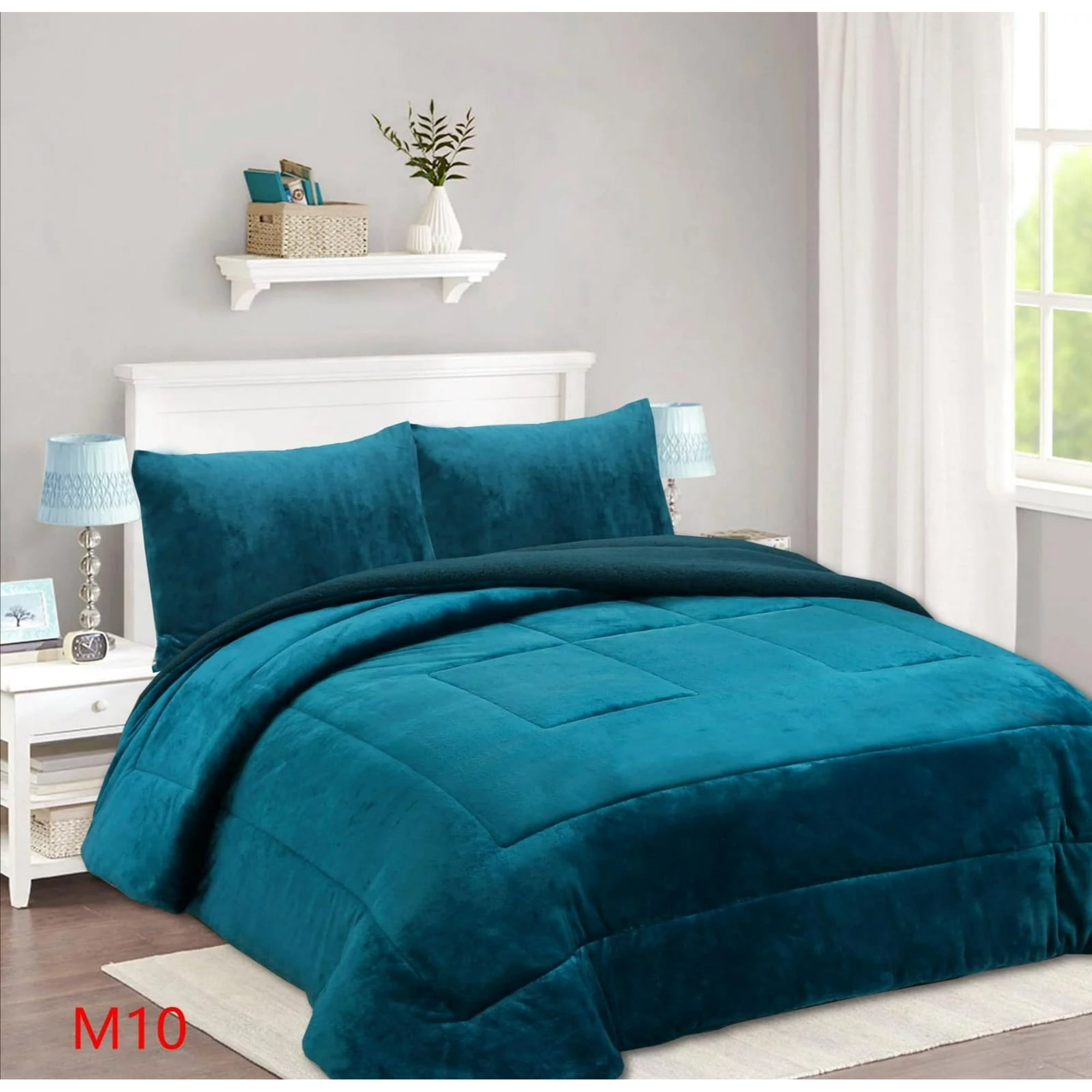 Genérico - Cobertor Chiporro King - Verde Petróleo M10