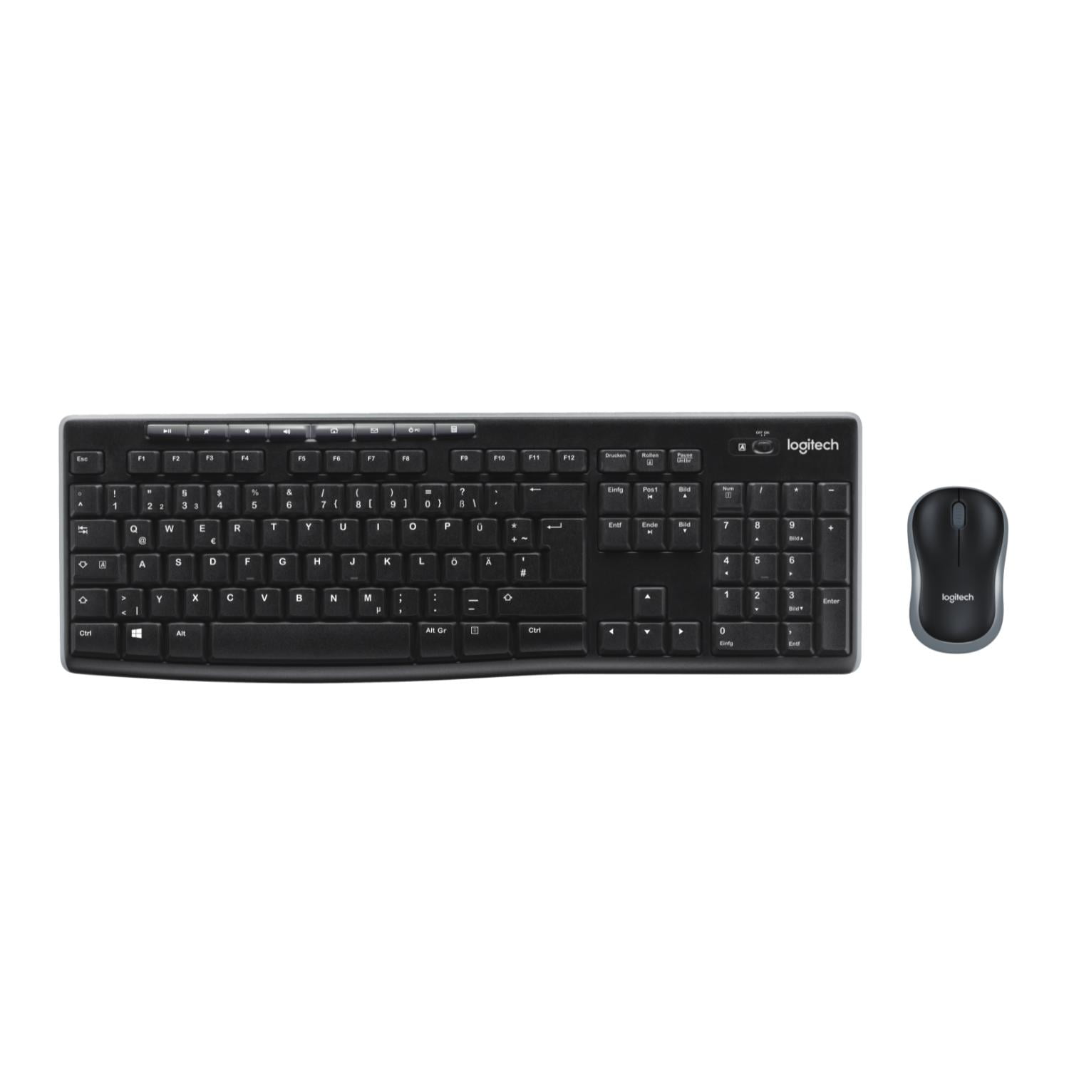 Logitech - Kit Teclado Y Mouse Inalambrico Usb Negro Mk270