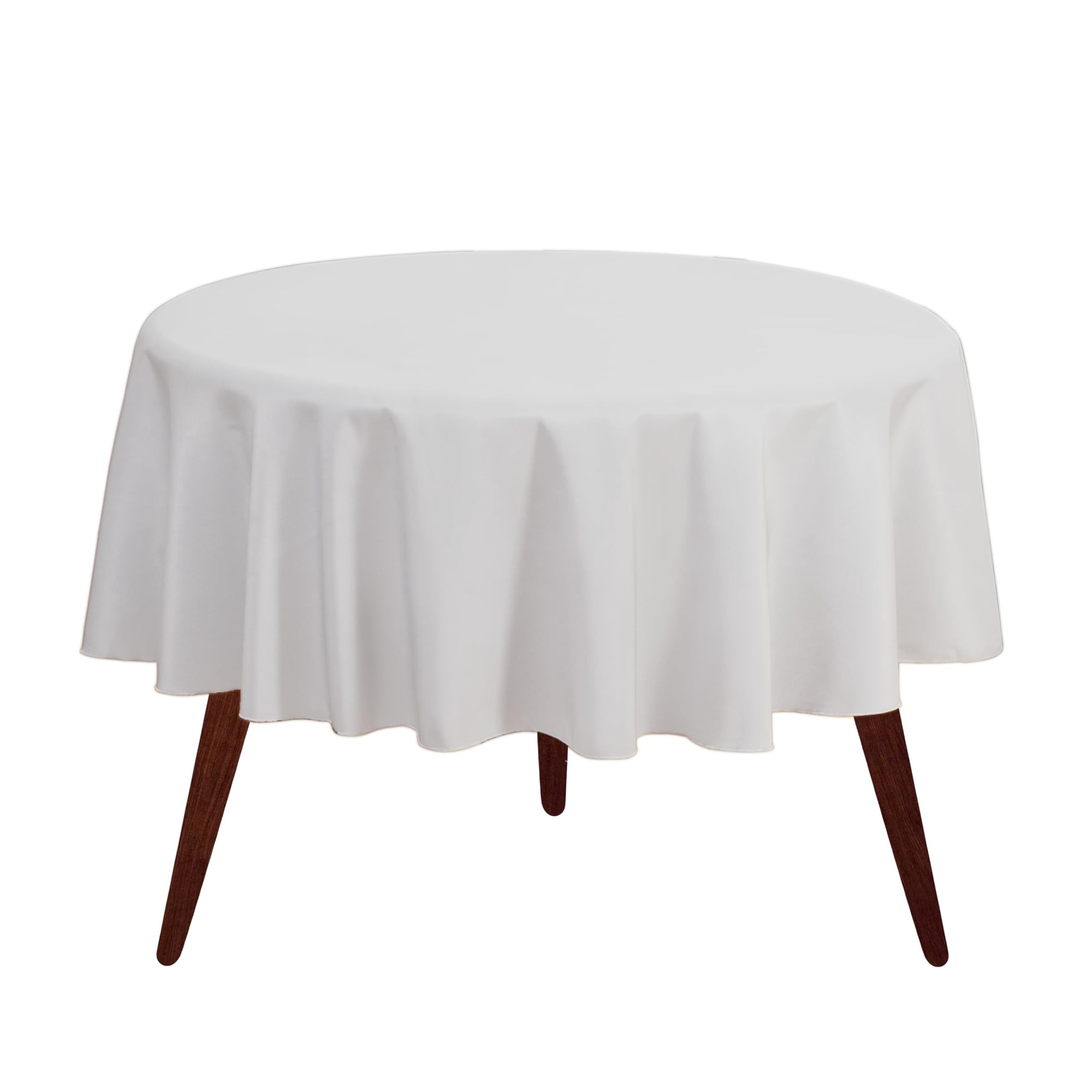 Mantel Redondo Gee Di Moda, 229 Cm, Blanco, Para Mesa De 76 A 152 Cm
