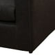 thumbnail image 5 of Living Emilia Sofá 3 Cuerpos + 2 Pouf Cuero Auris Negro, 5 of 8