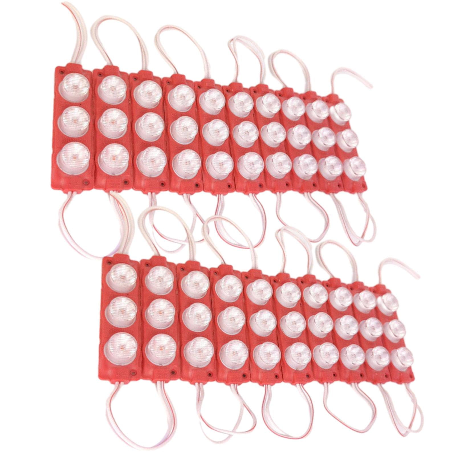 Magideal - Luz Led De Posición Lateral Para Camión, 24v , Ip67, Aesorio Impermeable Para Camión, Coche, Camión, Tractor, Camper, Versátil, Fácil De Instalar , Luz Roja