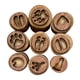 thumbnail image 3 of 9 Uds. De Sellos De Huellas De Animales, Diarios DIY, Juego De Sellos De Madera Para Ni?os Y Ni?as, Estilo C L 4,5-5cm, 3 of 5