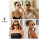 thumbnail image 3 of Gafas de Sol Sojos Sj2286 Retro Ovaladas Polarizadas Negras, 3 of 3