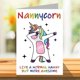 thumbnail image 3 of Tarjeta de cumpleaños divertida Nannycorn para la niñera – Stuff4, 3 of 7