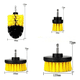 thumbnail image 3 of Juego De Cepillos De Limpieza Para Taladro 4 Piezas Amarillo, 3 of 3