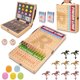 thumbnail image 1 of Juego de Mesa Carrera de Caballos Silkchio 21 Madera Metal, 1 of 3