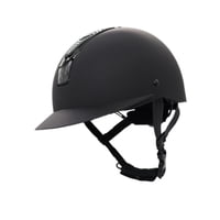 Ioensy - Casco Ecuestre Profesional Simple Ajustable Equipo De Caballo Ligero S Negro