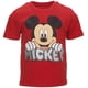thumbnail image 4 of Pack de 3 Remeras para Niños Pequeños Disney Mickey Mouse Talle 2T, 4 of 9