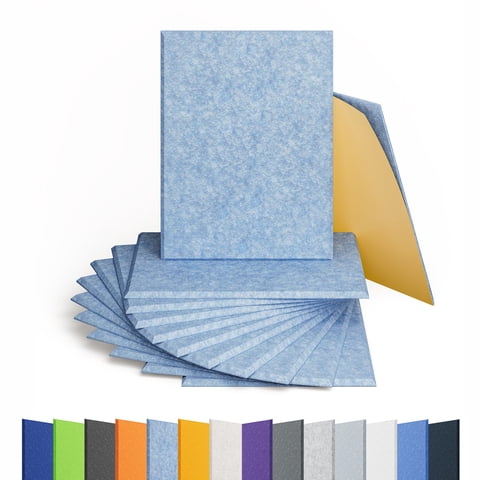 Paneles Acústicos Amantech High Density Sound, 40 X 30 X 1 Cm, Paquete De 12