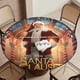 thumbnail image 5 of Santa Clausula-theme Fitted Round Tablecloths Elastic Edged Table Covers Waterproof Table Cloth for Kitchen Holiday Party Tables Decor 120cm, 5 of 6