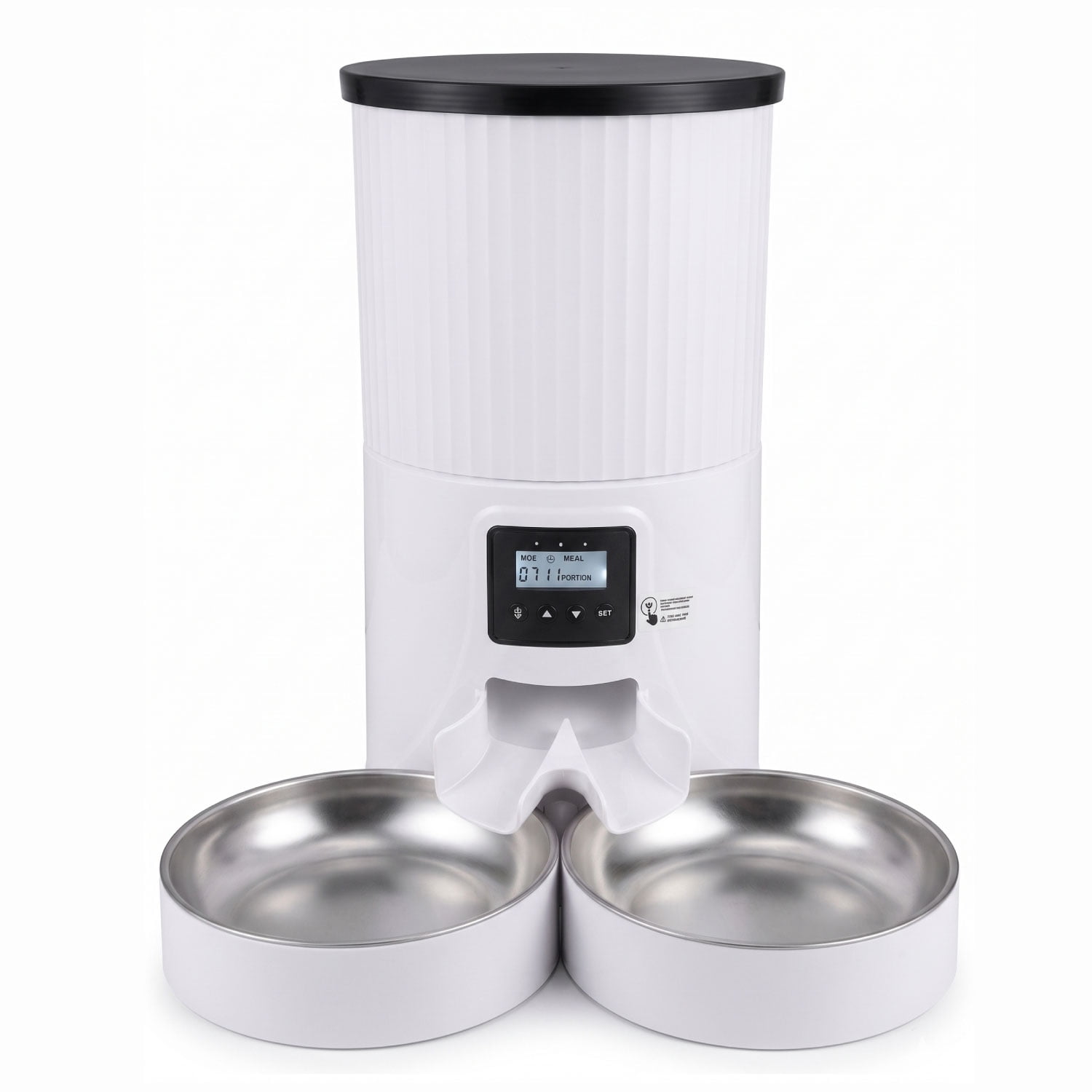 Mundo Online - Dispensador Automatico Doble Comida Mascotas 4 Lts.