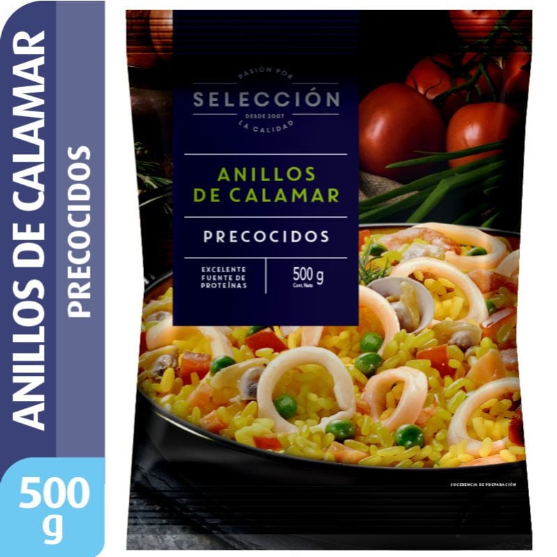 Anillos De Calamar Precocidos 500 g Selección