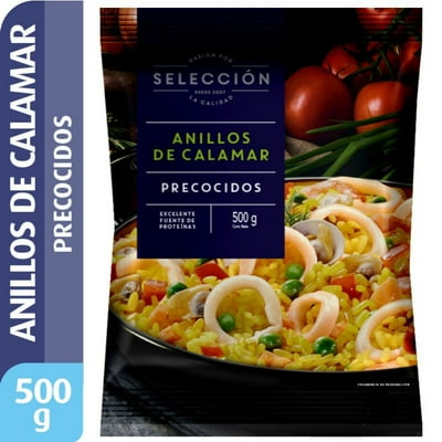 Anillos De Calamar Precocidos 500 G Selección
