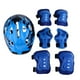 thumbnail image 1 of 7 piezas ni?os bicicleta patinaje sobre ruedas rodillera codo mu?ecas conjunto azul, 1 of 5