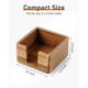 thumbnail image 2 of Portanotas SWKHDKX de Madera de Acacia de 3 x 3 Pulgadas, 2 of 3