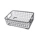 thumbnail image 3 of Cesta de almacenamiento de alambre con asas, cesta portátil compacta de hierro retro para escritorio, para oficina, lavandería, guardería, cosméticos, L, 3 of 5