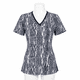 thumbnail image 1 of Delantal Mujer tela elasticada estampada. Gris - Art. 2328, 1 of 3