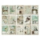 thumbnail image 1 of 30pcs Vintage Flower Character Handmade Paper for Scrapbooking and Crafts, 1 of 5