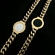 thumbnail image 3 of Pulsera Grumet Número Romano Reversible Acero Inoxidable 18k Dorada, 3 of 3