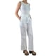 thumbnail image 3 of Pantalón Vestir Semi Formal Tipo Lino Recto Casual Tiro Alto 096, 3 of 4