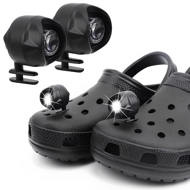 Light Up Your Adventures with 2pcs Clogs Head Lights - Perfect for Camping, Walking, Hiking, and Fishing at Night