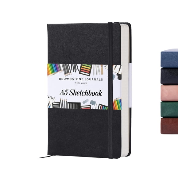 Cuaderno de bocetos BROWNSTONE JOURNALS A5 80 hojas 100 GSM