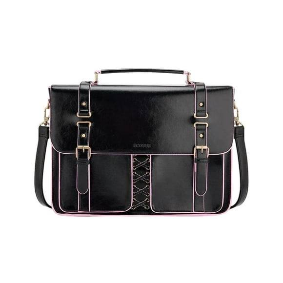 Ecosusi Maletín y Mochila Emily para Notebook 15,6” - Negro