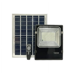 Hb Led - Foco Proyector Led Solar Con Sensor 100W Luz Fría