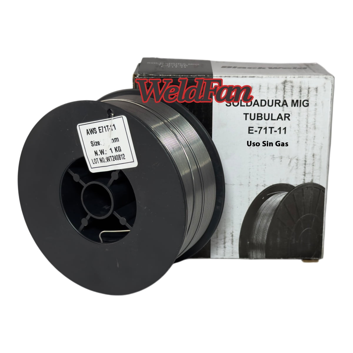 Genérico - Soldadura Mig Flux E71 T-11 X 0.9mm X 2,27 Kg Sin Gas