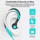 thumbnail image 2 of Auriculares deportivos para correr, microcableados, intraurales, azules, 2 of 7