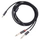 thumbnail image 3 of Cable 3,5 Mm 1/8 TRS A Doble 6,35 Mm 1/4 TS Cable Divisor Y 3 M, 3 of 5