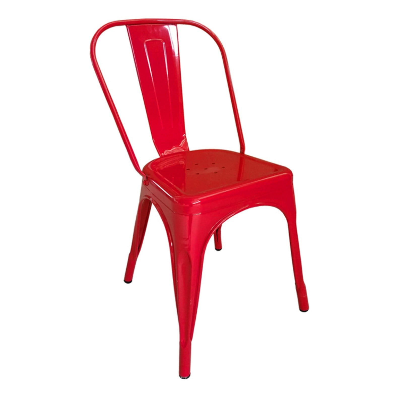 Silla Tolix Rojo Brillante 1 Unidad