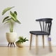 thumbnail image 2 of Silla Windsor Madrid Negra, 2 of 2
