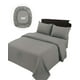 thumbnail image 1 of Juego De Sabanas De 500 Hilos 1 Plaza Gris, 1 of 4