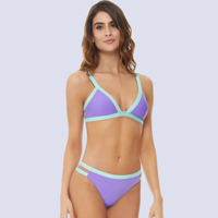 Chamela - Bikini Eco Triangulo Lila Mujer Outlet
