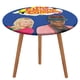 thumbnail image 1 of The Electric Company theme Fitted Round Tablecloths Elastic Edged Table Covers Waterproof Table Cloth For Kitchen Holiday Party Tables Decor 120cm, 1 of 6