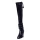 thumbnail image 3 of 1/6 Zapatos De Botas Largas De Tacón Alto Con Cremallera Para Mujer Para Figura De Acción De 12 '' Negro, 3 of 3