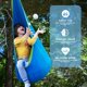 thumbnail image 4 of Asiento Colgante Tipo Nido para Niños OUTREE, Hamaca Infantil de Algodón Azul, 4 of 7