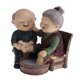 thumbnail image 5 of resina figurita pareja de ancianos felices antigua vida edad lavado de pies decoración para el hogar, 5 of 5