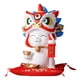 thumbnail image 2 of Lucky Cat Adornos Estatua Figuras Fengshui Resina Para El Porche Del Hogar Oficina Blanco, 2 of 5