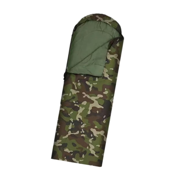 Saco de dormir para acampar, saco para dormir al aire libre, multiusos para invierno, para clima frío, manta para mantener el calor, para viajar y mon Camuflaje 07 kg