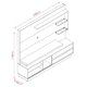 thumbnail image 3 of Estante Home Vicente Titanio Carvalho, 3 of 4