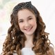 thumbnail image 3 of Unique Bargains Diademas Anchas con Lazo de Estampado de Leopardo Moda Aro para el Cabello con Lazo Anudado para Niñas Mujeres Negro, 3 of 7