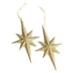 thumbnail image 1 of 2 Colgantes De Estrellas Con Purpurina Navideña Delicados Para Festivales De Chimenea Dorados, 1 of 2