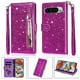 thumbnail image 1 of Funda para FOXDOCK Elegante funda Google Pixel 9 Pro XL Glitter con cremallera-Ideal para el uso diario, 1 of 5