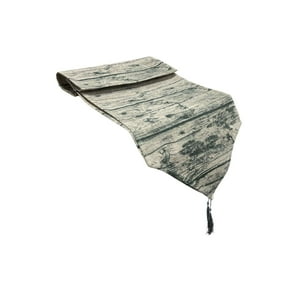 Oem - Mantel Camino De Mesa Tela Madera Diseño 180X38Cm