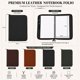 thumbnail image 2 of Funda de Cuaderno de Cuero CestAntiQ 8.5x11 con Cremallera Negra, 2 of 8