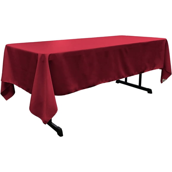 Mantel LA Linen de popelina de poliéster rectangular 152 x 320 cm