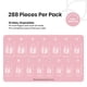 thumbnail image 3 of Nail Tips Beetles Extra Short Almond, 288 unidades, tapa completa transparente, 3 of 8